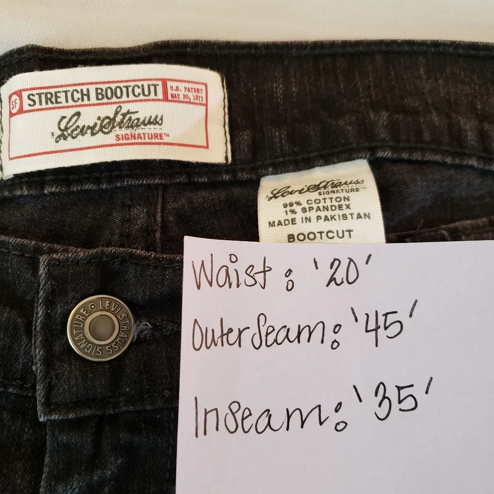 Boot Cut jeans Levi Strauss Signature| Size 16 - Picture 8 of 12